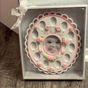 Baby girl - my first year picture frame